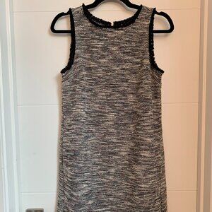 Loft textured shift dress, size 4P